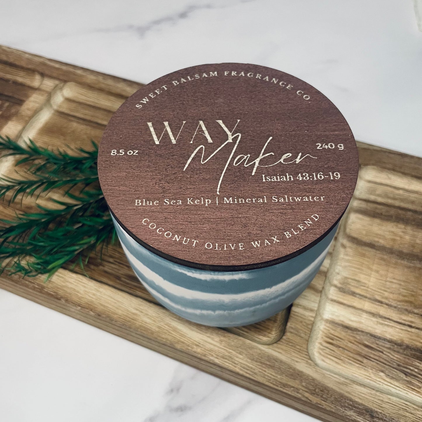 Way Maker Concrete Candle