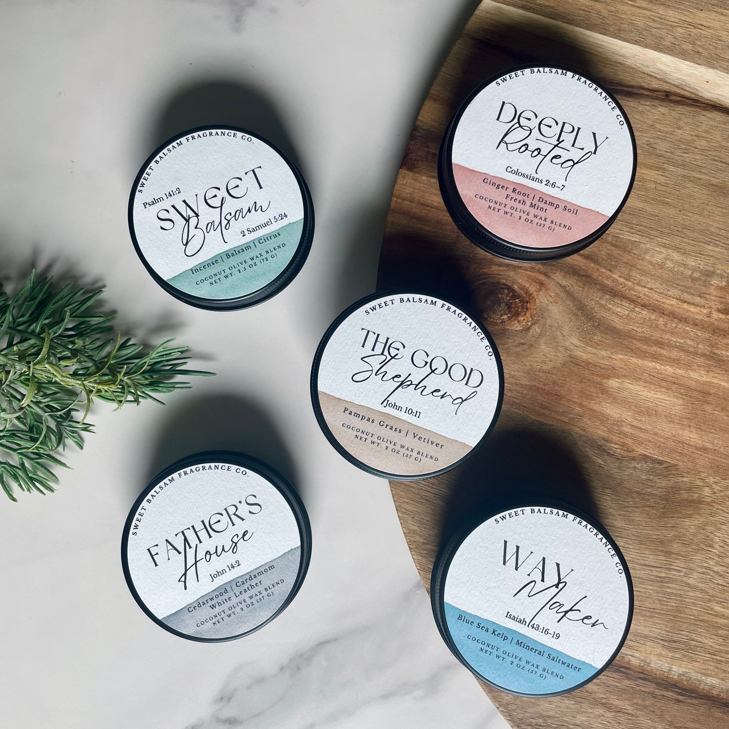 Concrete Candle Samples