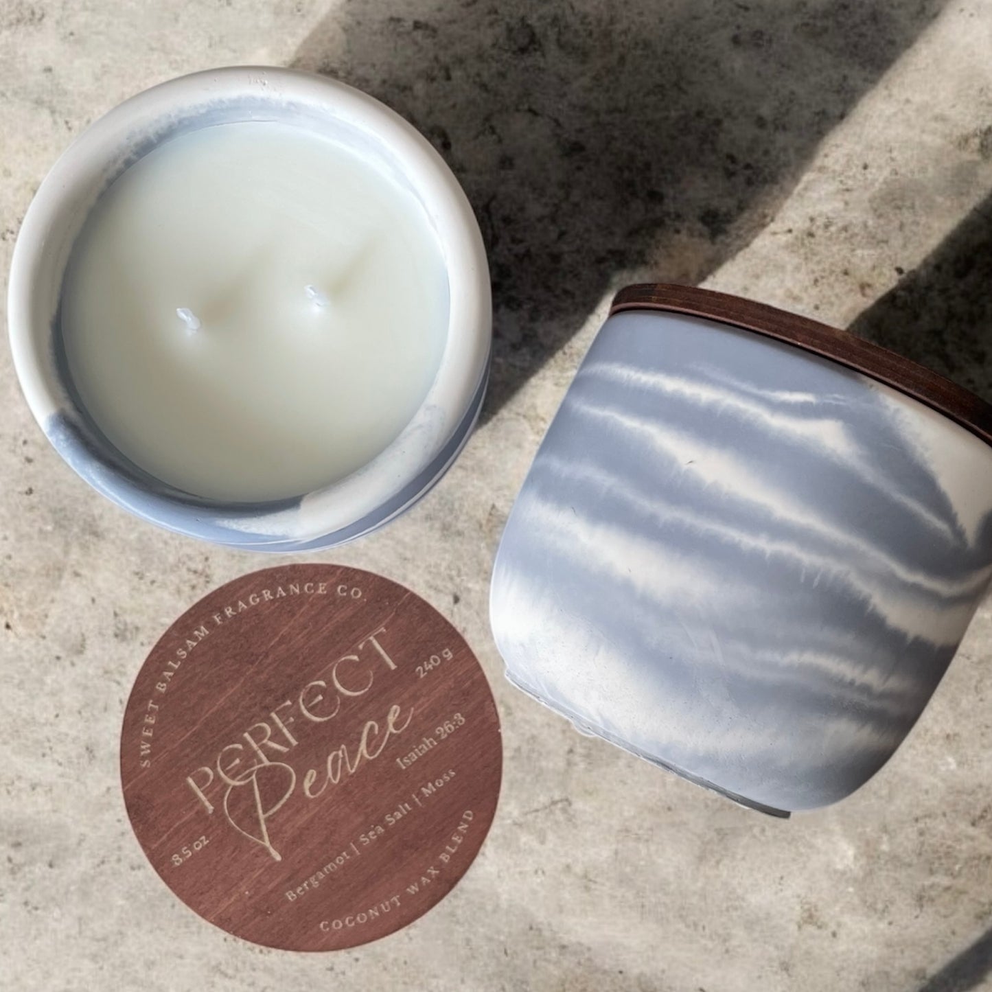 Perfect Peace Concrete Candle-Limited Edition