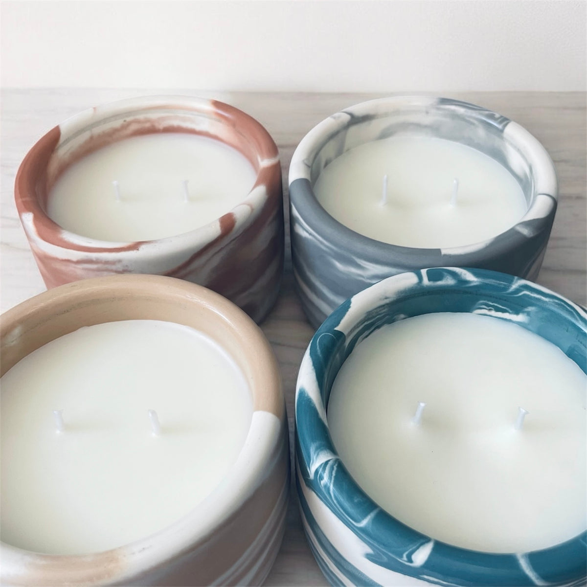 The Good Shepherd Concrete Candle