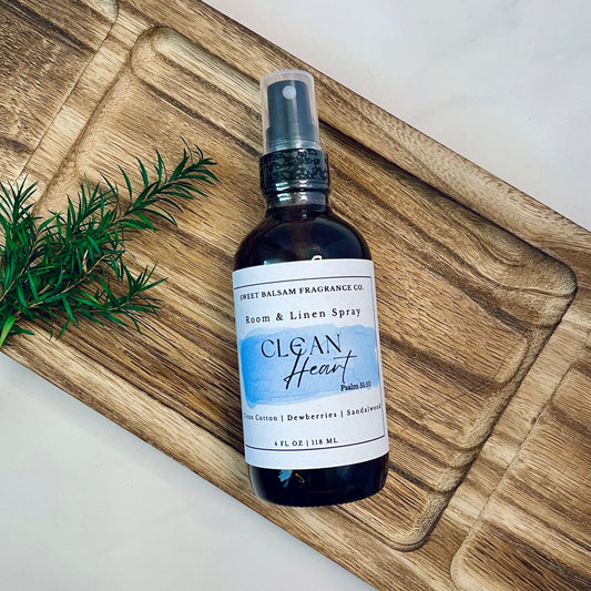 Clean Heart Room + Linen Spray