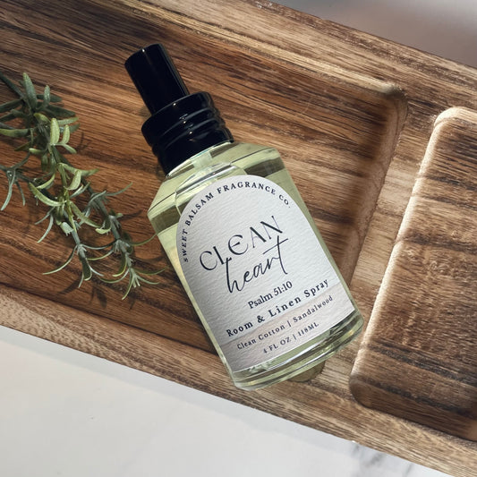 Clean Heart Room + Linen Spray