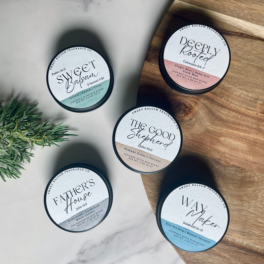 Concrete Candle Samples