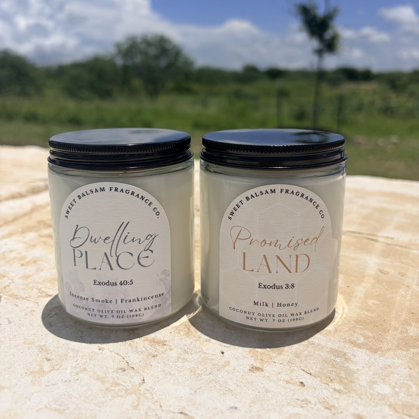 Dwelling Place Glass Candle
