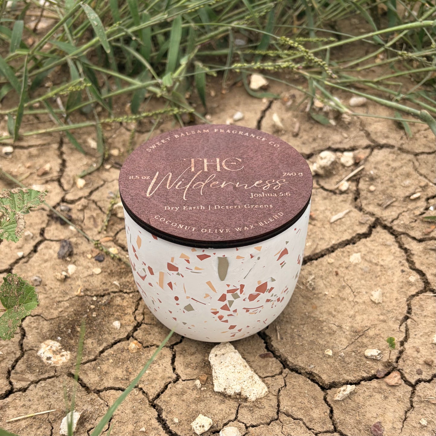The Wilderness Concrete Candle