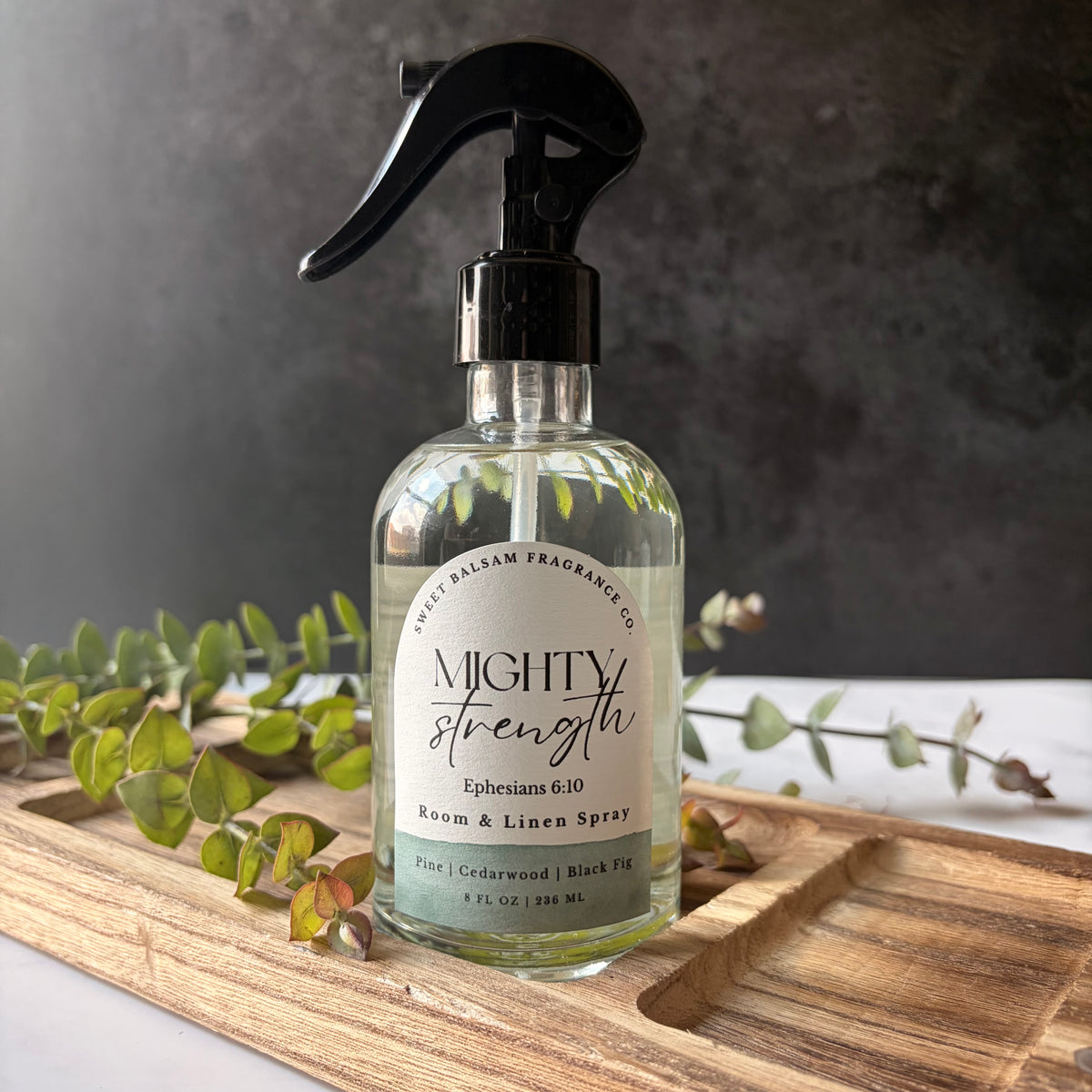 Mighty Strength Room + Linen Spray