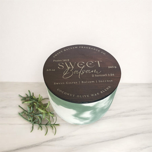 Sweet Balsam Concrete Candle