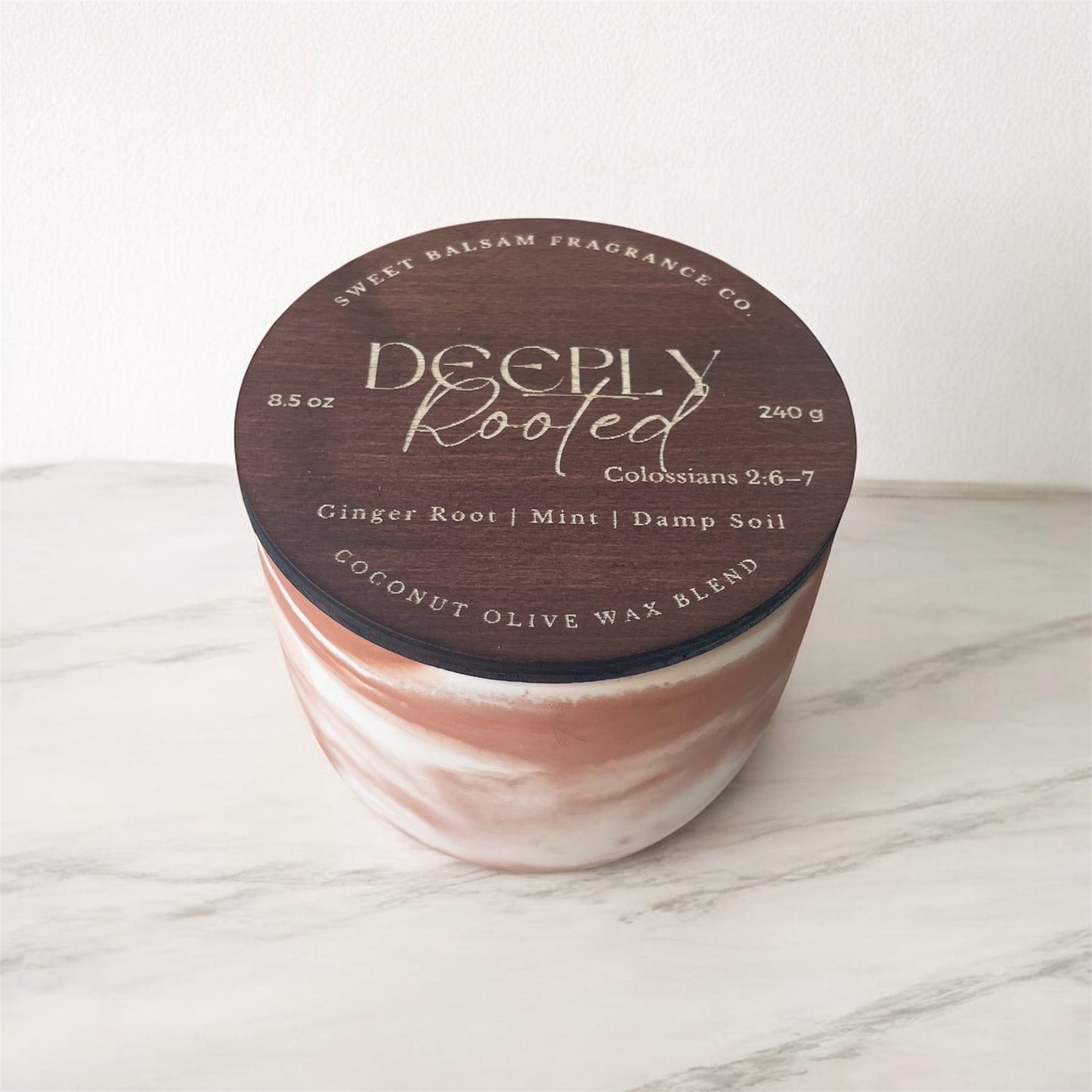Deeply Rooted Concrete Candle