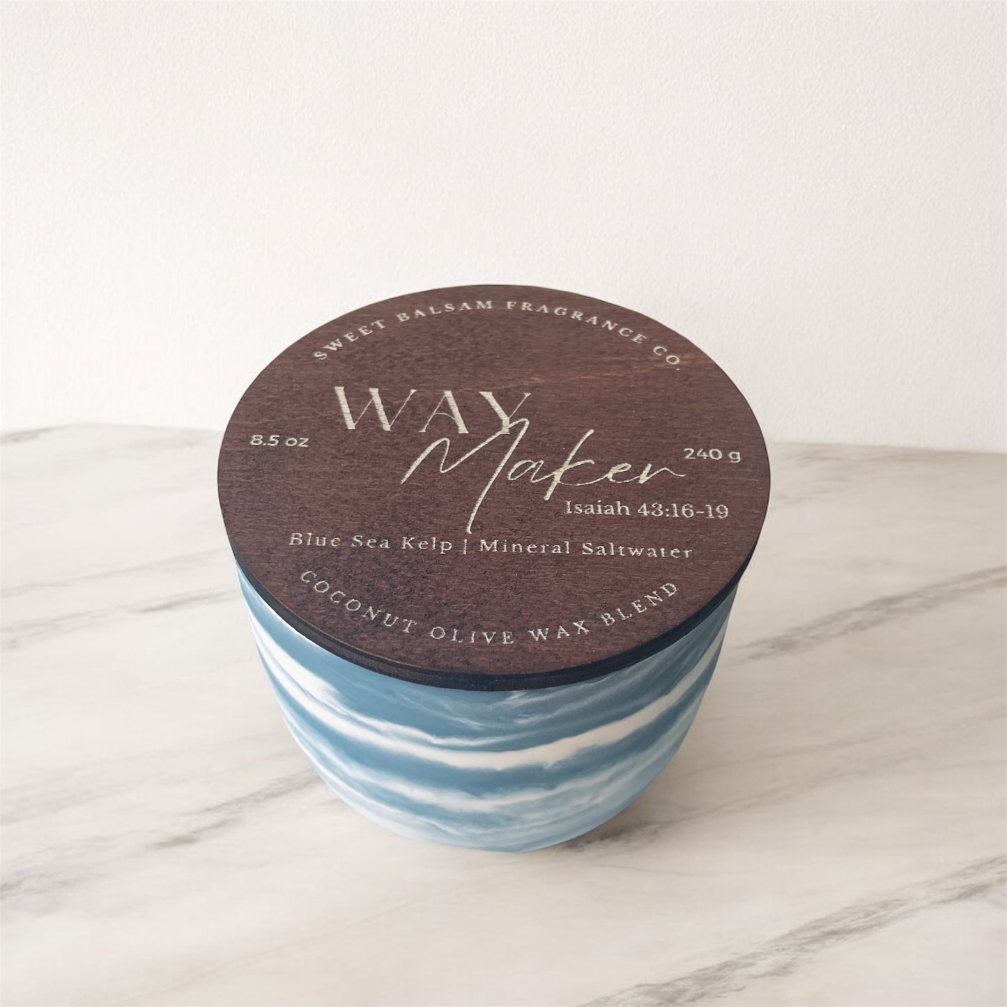 Way Maker Concrete Candle