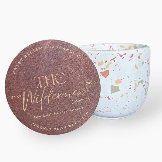 The Wilderness Concrete Candle